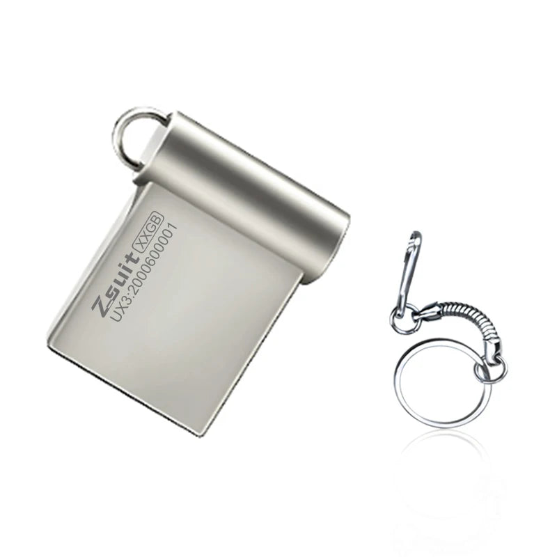 Zsuit Usb Flash Drive 128gb 64gb Memory Stick 4gb For Computer Pendrive 16gb Metal U Disk Pen Drive 32gb Wholesale Free Logo Zpaxo 8 GB With chain