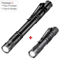 Mini XPE LED Pen Flashlight – EDC Torch, Camping & Car Repair LED Pen Flashlight Zpaxo Short and Long