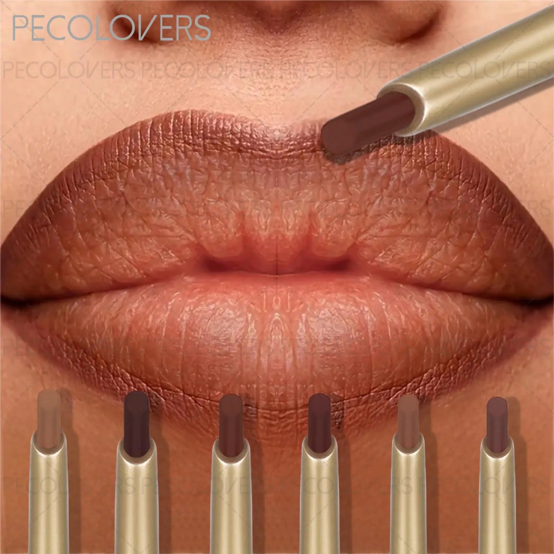 Matte Lip Liner Pencil Long Lasting Non-stick Moisturizing Formula Zpaxo