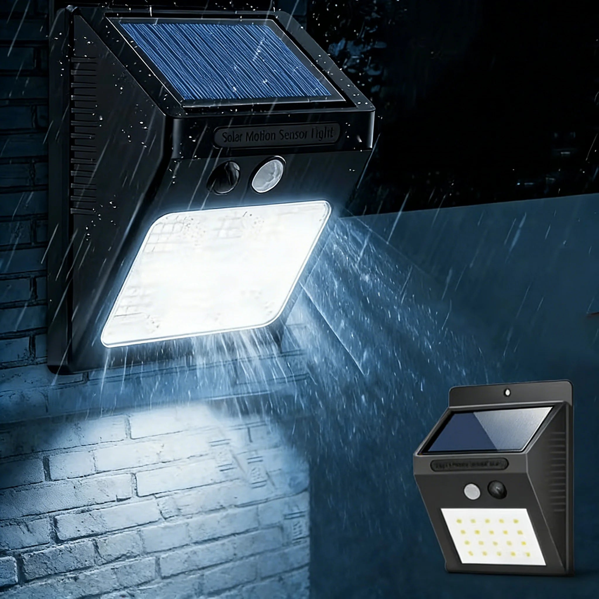 PIR Motion Sensor 20 30LED Sunlight Control 3 Sided Solar Energy Zpaxo 30LED 1PC
