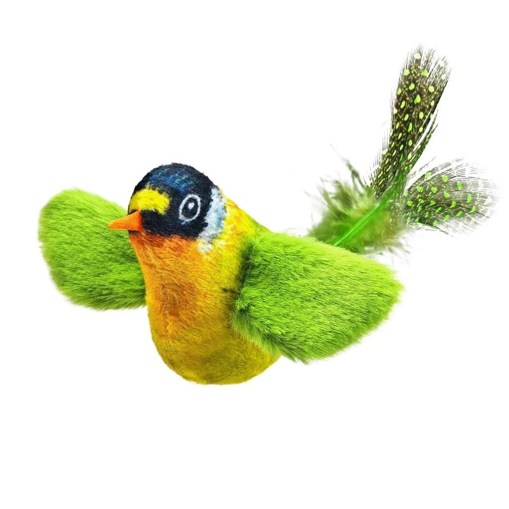 Hanging Cat Toy – Real Feathers & Catnip Interactive Teaser