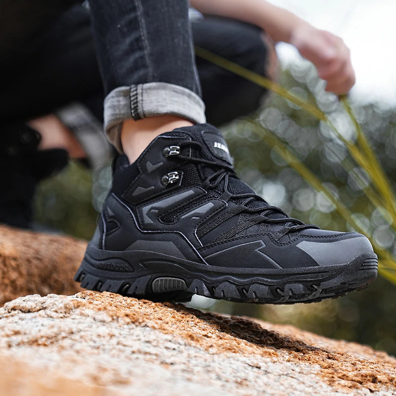 Winter Hiking Shoes Men Women Same High-top Outdoor Sports Zpaxo