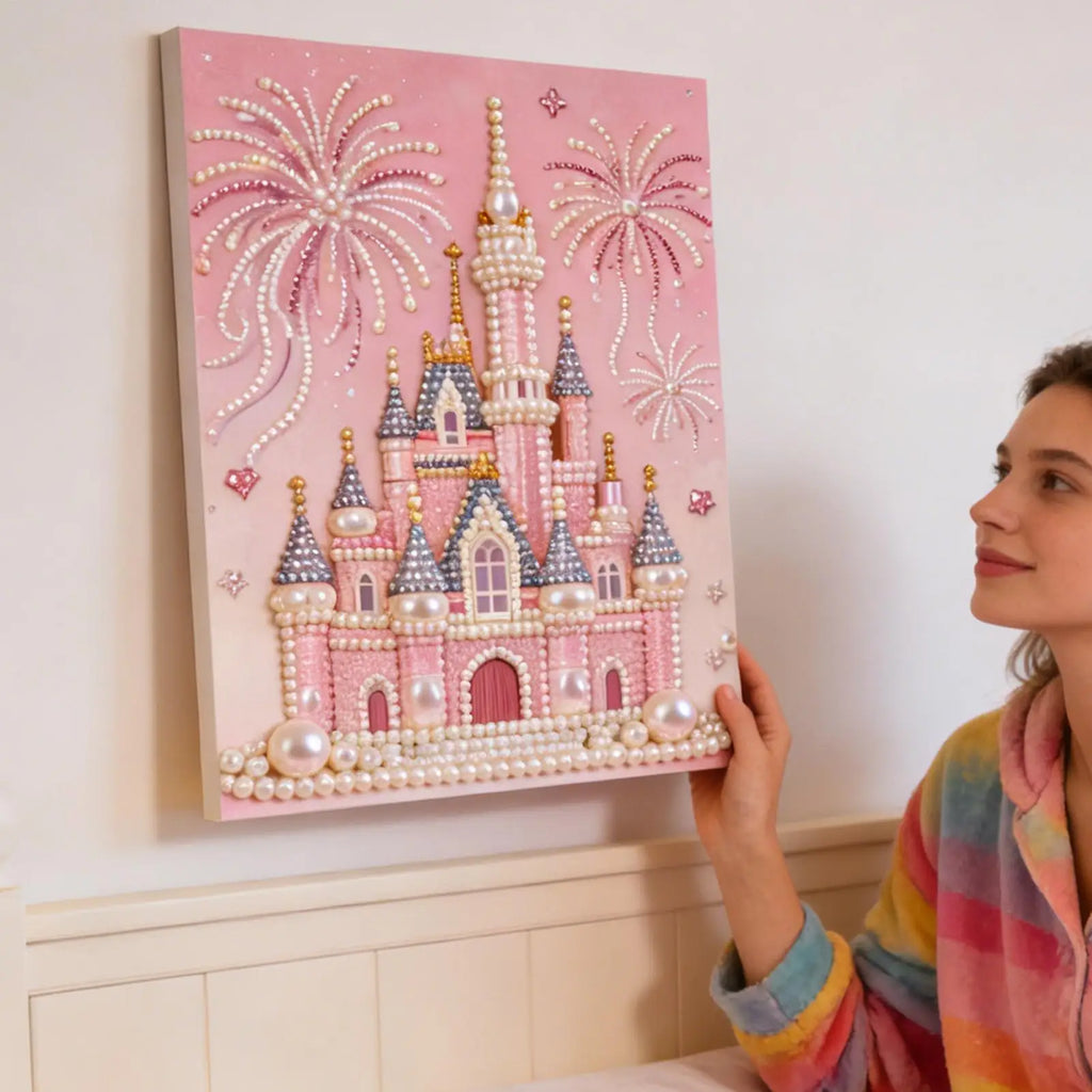 DIY Pearl Painting Beaded Art Craft Adults Beginners Home Decor