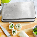 Reusable Stainless Steel Ice Packs Quick Freeze Rectangular Food Cooling Plate Long-lasting Lunch Box Cooling Pack Outdoor Zpaxo Default Title
