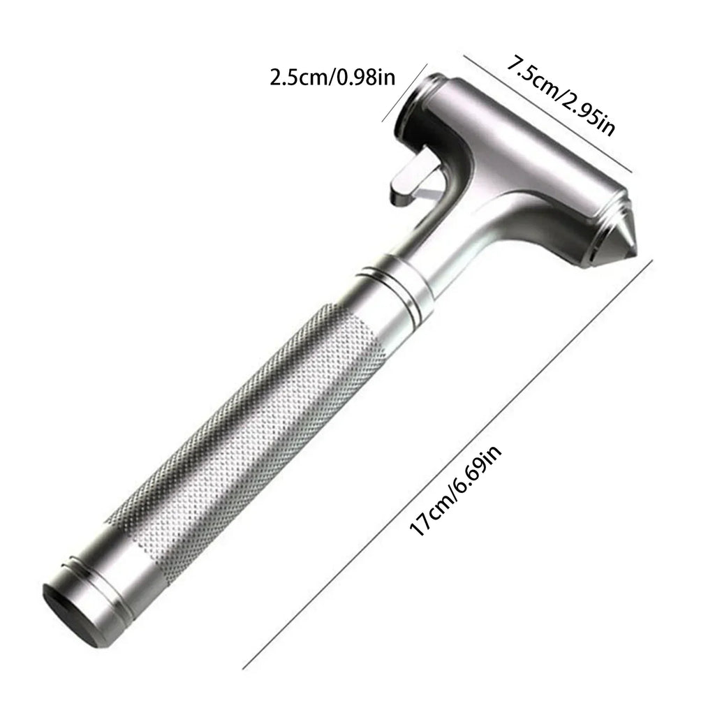 Car Safety Hammer – Window Breaker & Seatbelt Cutter Tool