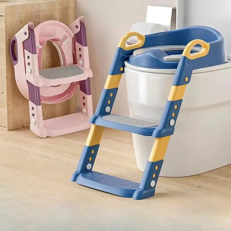 Stepped Children's Toilet Foldable Foot Stool Multi-functional Baby
