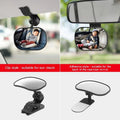 Car Rearview Mirror Wide View Safety Windshield Infant Seats Clear