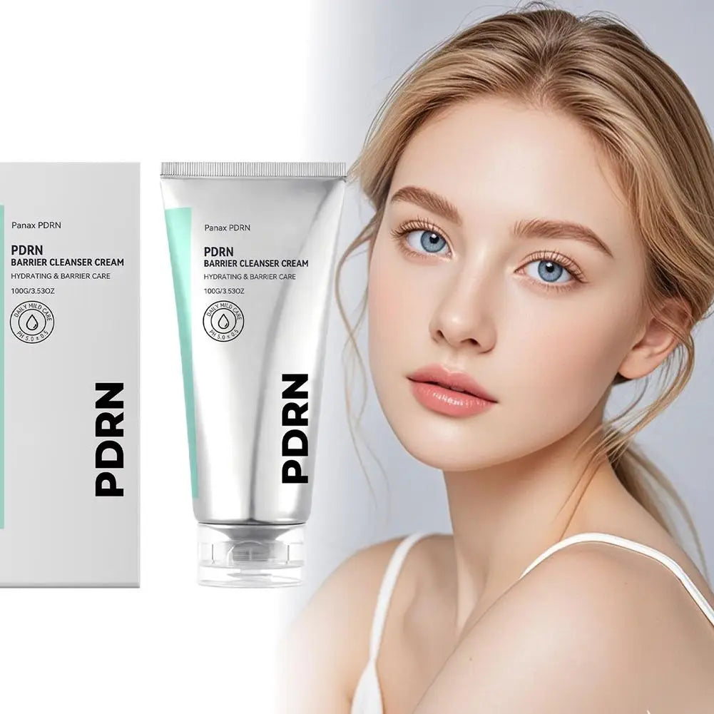 PDRN Barrier Cleanser Cream Lifting Firming Glowing Skin Deeply Hydrating Gently Nourish Korean Skincare Moisturizing Face Cream Zpaxo