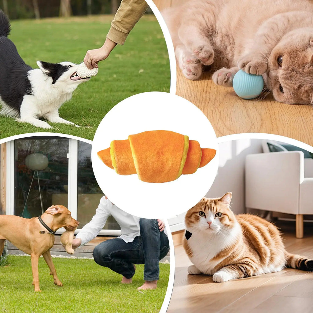 1Pcs Croissant Shaped Dog Snuffle Toy For Pet Dogs Food, Sniffing Gnawing And Grinding Teeth Chew Toys Puppy Enrichment Zpaxo