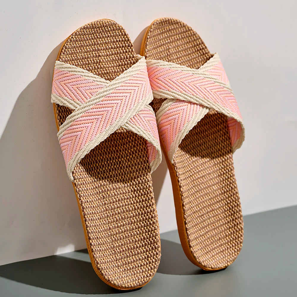 Inddoor Home Slippers Lightweight Women Antislip Bedroom Soft Bottom