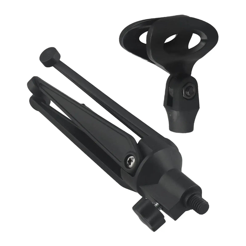 Adjustable Microphone Stand Desk Tripod Mini Lightweight Portable Mic Clip Holder Bracket For Live Streaming Recording Karaoke Zpaxo