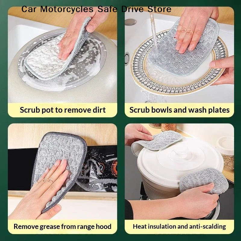 CM2026 Generation Kitchen Cleaning Cloth Dishcloth Pad Double-sided