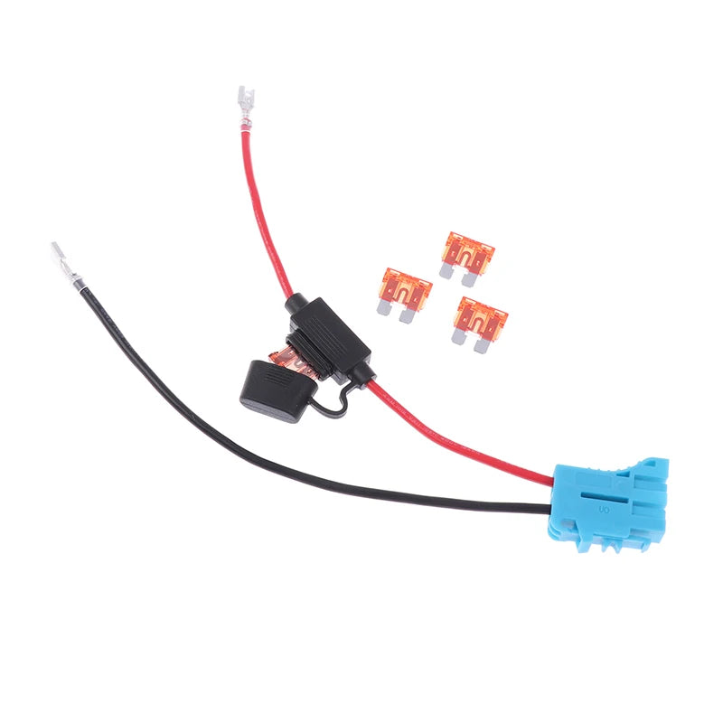 Peg Perego 12V SLA Battery Connector with Fuse & Wiring Harness