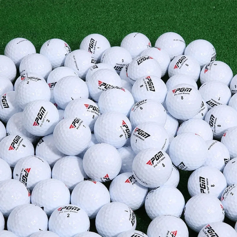 Outdoor Impact Resistant Three-layer Elastic Rubber Golf Ball Regular Professional Competition Practice Ball Golf Accessories Zpaxo