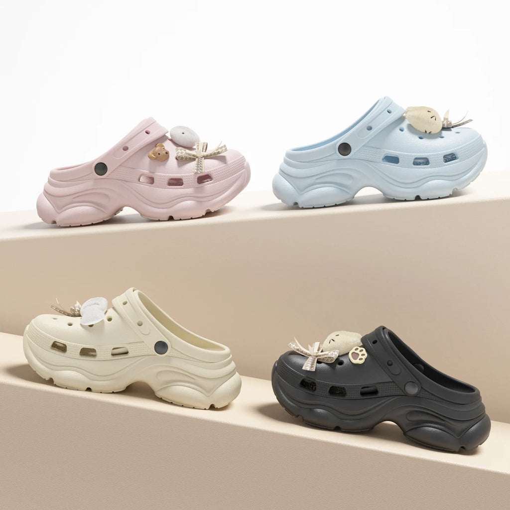 Summer Womens EVA Platform Clog Shoes Anti Slip Breathable Comfort