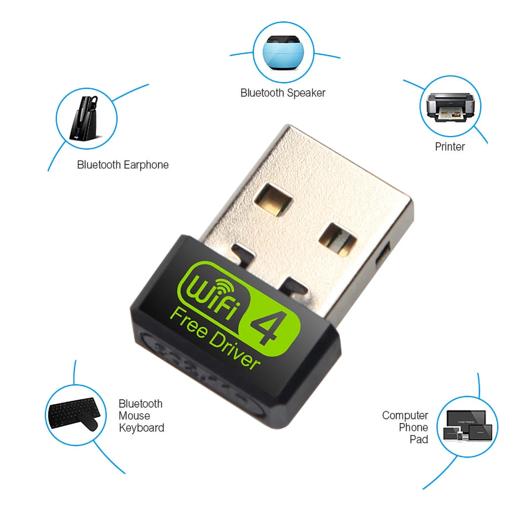 802.11b/n/g Mini 150Mbps USB Wireless Network Card RTL8188GU Free Driver Wireless USB Wifi High Speed WiFi LAN Adapter Zpaxo