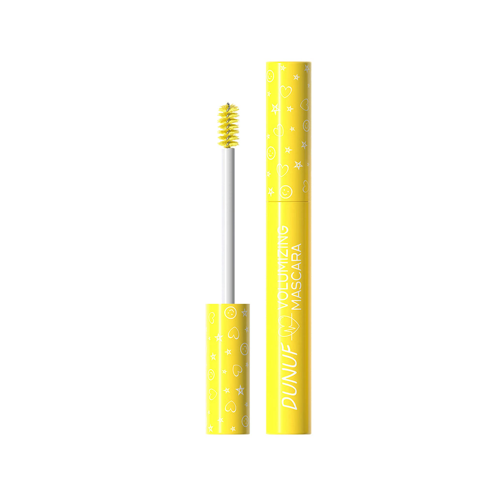 Yellow Slender Curly Mascara, Color Mascara Waterproof Not Easy To Smudge, Portable Fine Brush Head，Holiday Makeup Zpaxo 07