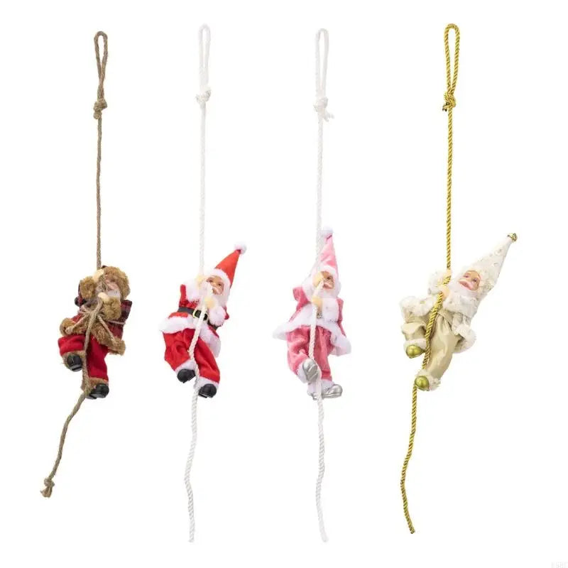 Resin Santa Clause Hanging Decoration Christmas Tree Ornament Front