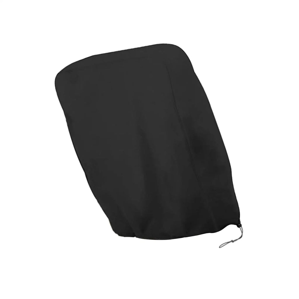 Folding Chair Cover Anti Gravity Chair Cover Sun Protection Waterproof Patio Chair Cover for Lawn Outdoor Home Garage Yard Zpaxo black