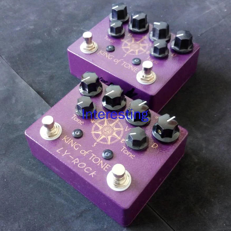 LYR Pedal (LY-ROCK),Guitar OVERDRIVE Effect Pedal, LY-ROCK King Of Tone Overload Monoblock Effect V4 Overload Single Block Effec Zpaxo