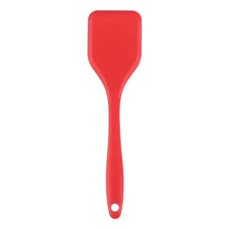 1Pc Silicone Cooking Leakage Spatula, Dense Shovel, Fried Fish Omelette Shovel Non-stick Spatula, Kitchen Cooking Tools Zpaxo Red