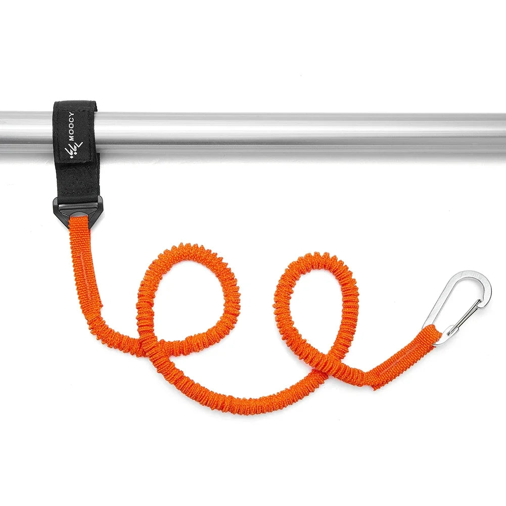 5- Elastic Kayak Canoe Paddle Leash Safety Boat Fishing Rod Pole Zpaxo