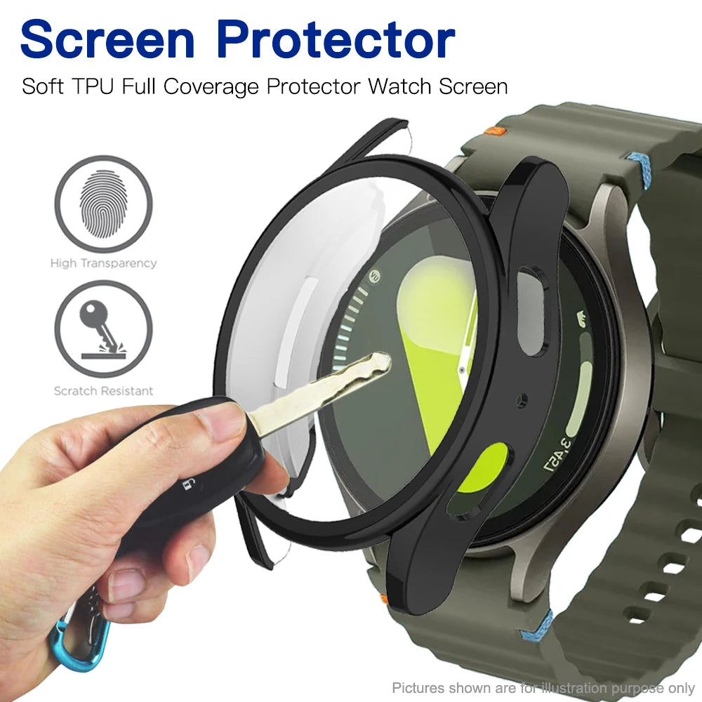Watch Case Samsung Galaxy 7 Soft TPU Screen Protector All Around
