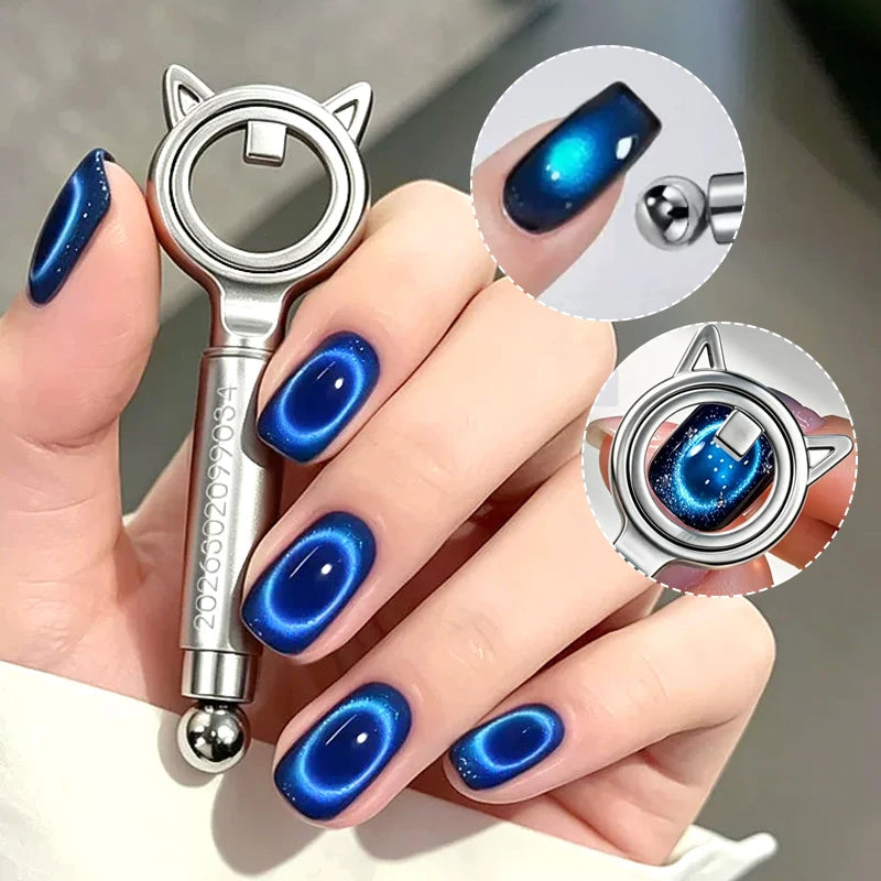 Dual-head Cat Eye Nail Magnet Ring Magnetic Tool 3-second Suction Zpaxo
