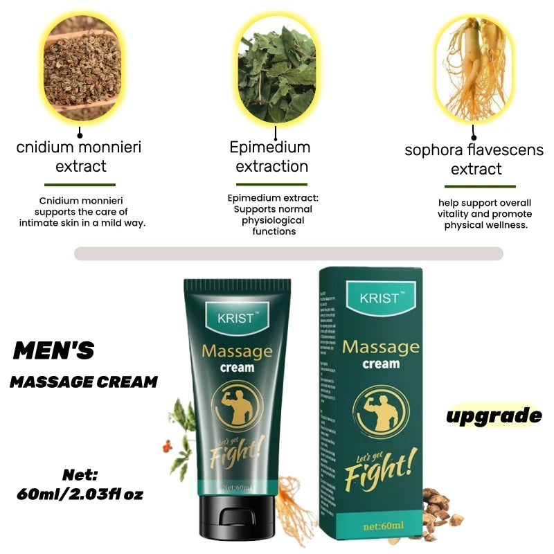 Men's Massage Cream for Intimate Experience Interactive Relaxation Fast Absorption Non-Greasy Promotes Bonding And Comfort Zpaxo