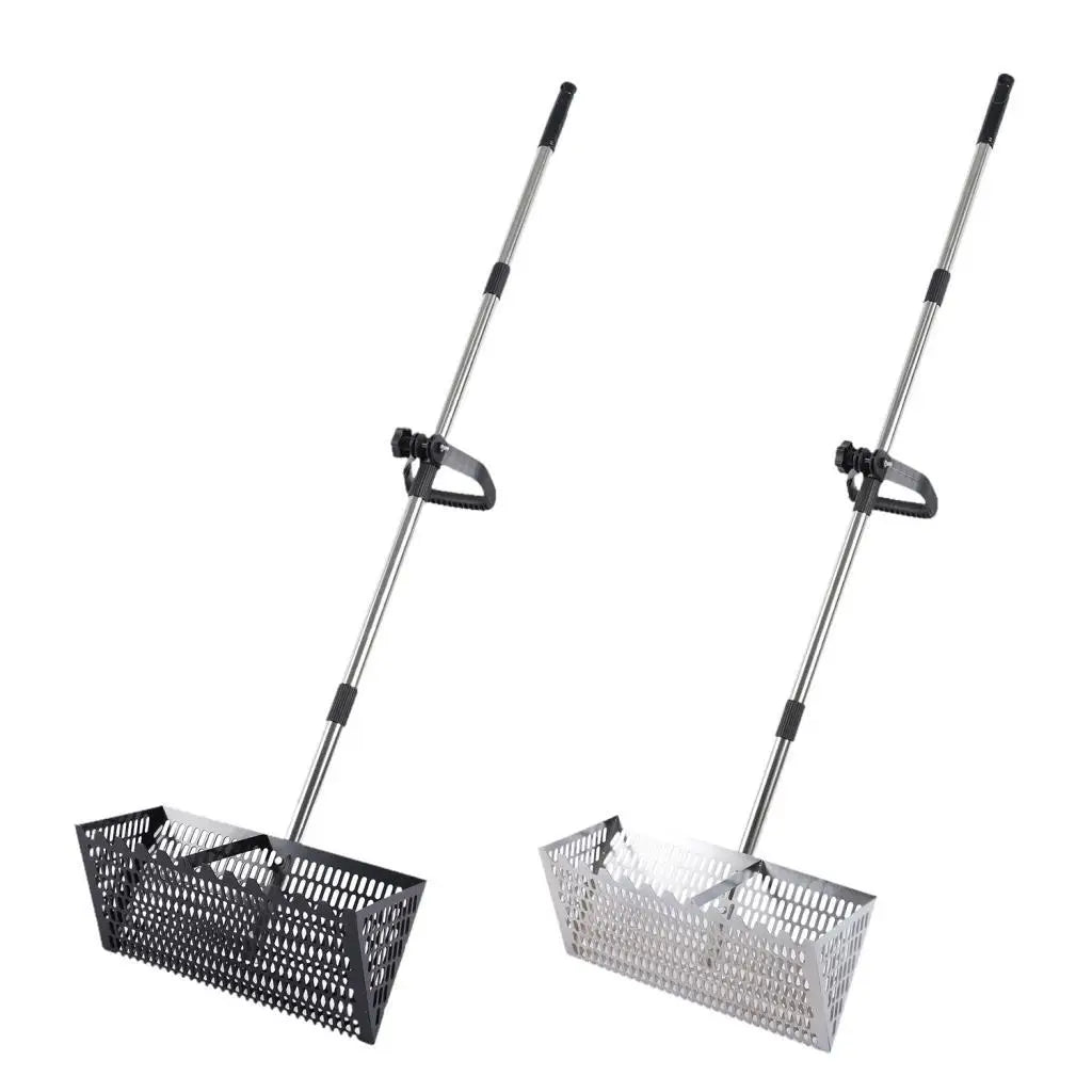 Handheld Sand Sift Rake Beach Mesh Shovel Sea Food Catcher Ergonomic Sharp Teeth Sifter for Gardening Soil Loosening Camping Zpaxo