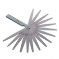 17 Blades Feeler Gauge Metric Gap Filler Feeler Gauge 0.02 To 1mm Gage Measurment Tool For Engine Valve Adjustment Zpaxo 3BF029