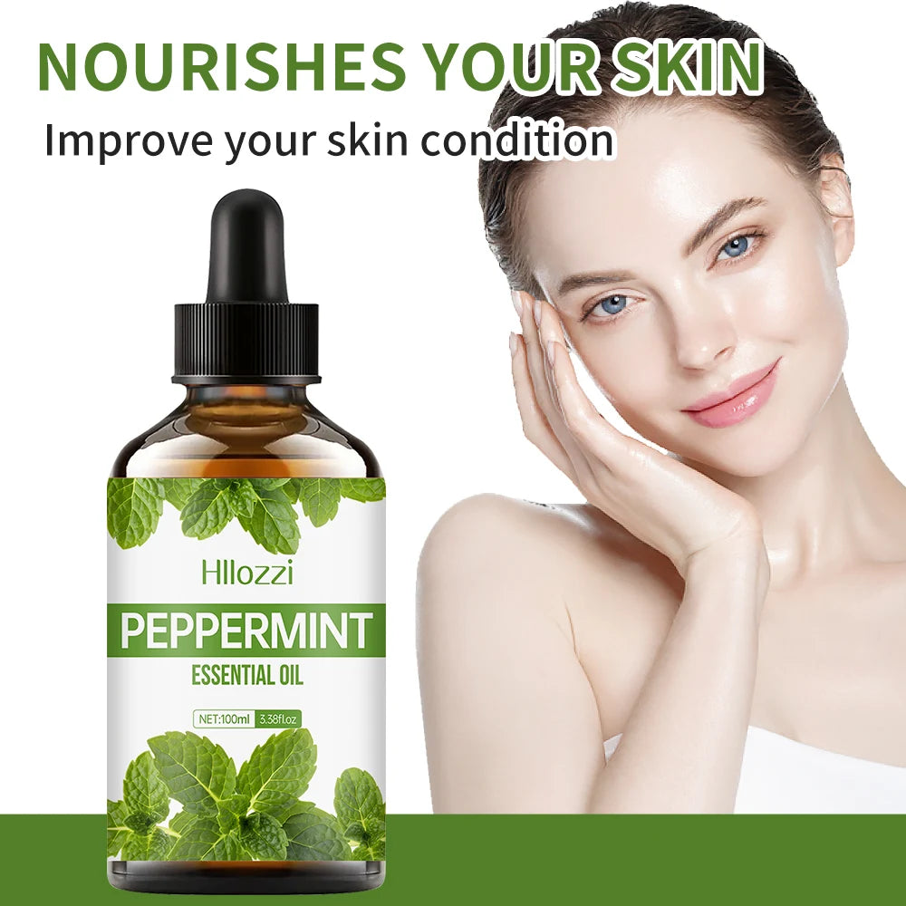 PEPPERMINT ESSENTIAL OIL High-quality Moisturizing Nourishing Massage Zpaxo