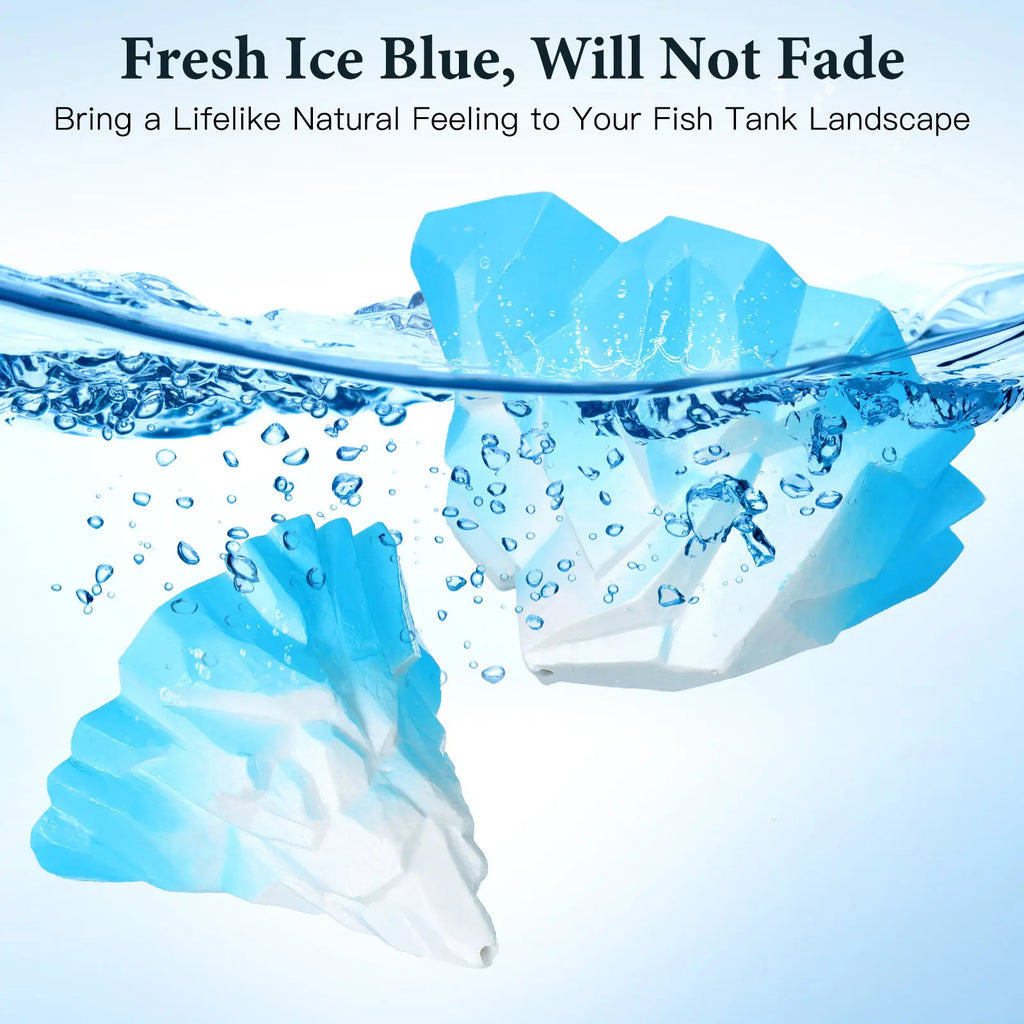 Aquarium Ice Mountains Lightweight Wear Resistant Simulation Floeberg