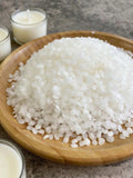Natural Beeswax Granules – White & Yellow DIY Candle Making Wax Candle Making Wax Zpaxo 200g white