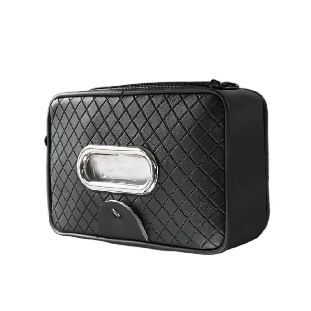 Universal Leather Car Tissue Box Zipper Organizer Storage Napkin Zpaxo