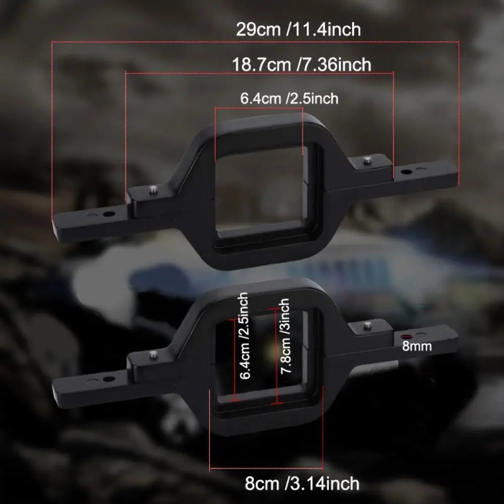 Waterproof Tow Mounting Bracket Universal Mount Reverse Road Work Zpaxo