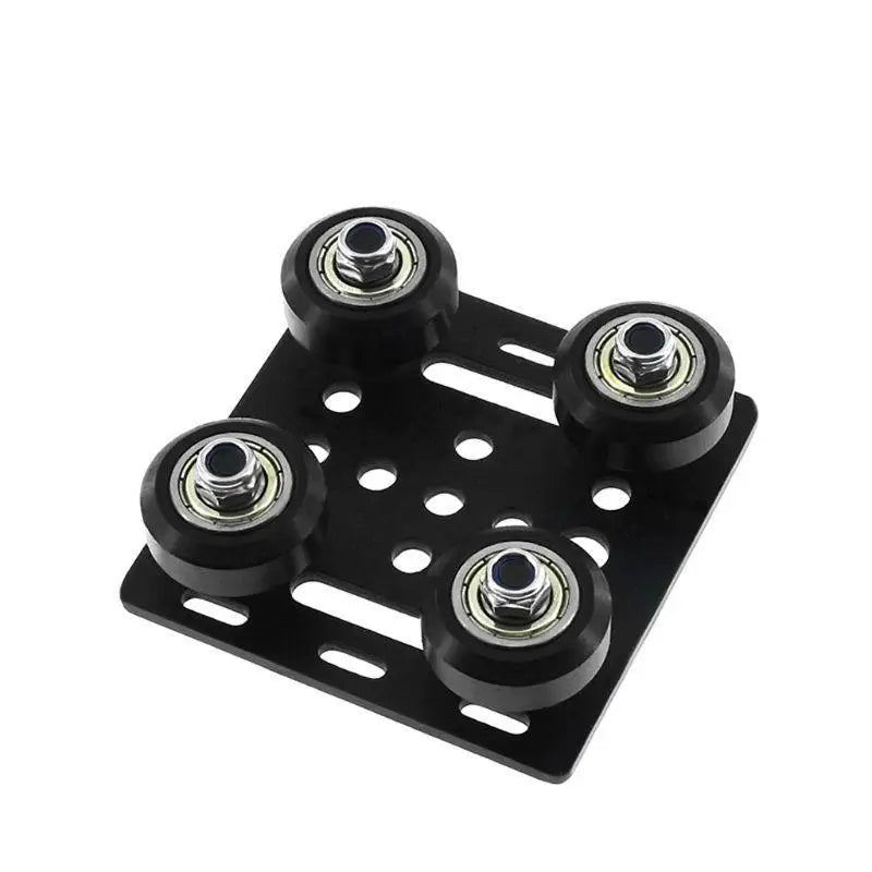 652F Aluminum Profile Pulley V-Slot European Standard Build Gantry Plate Small Wheel Zpaxo