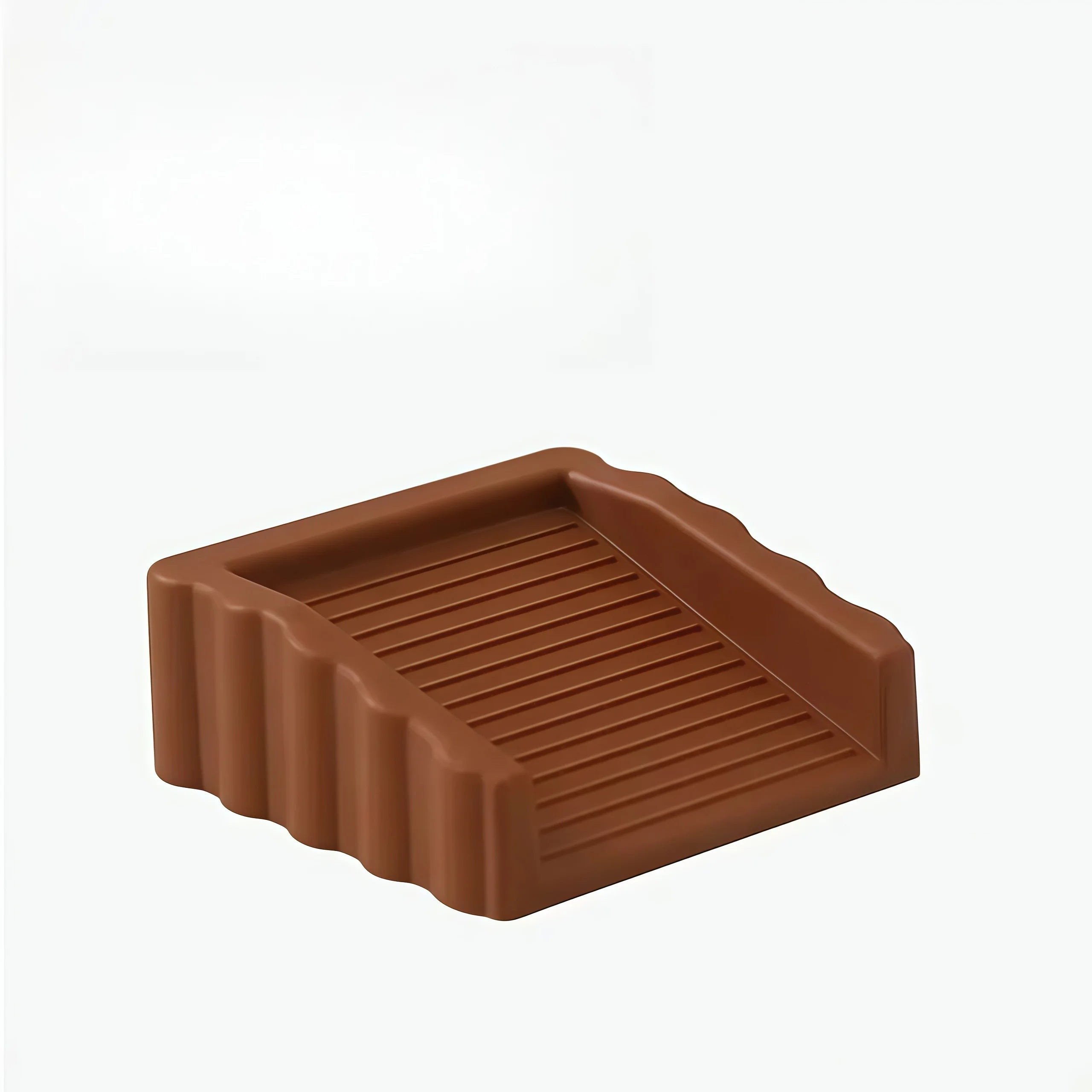 Creative storm door stopper Plastic matte surface anti-collision safety door wedge Multi-function door stopper Zpaxo brown