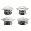 Chimney Rain Cap – Stainless Steel Rainproof Roof Vent Cover Chimney Rain Cap Zpaxo Inner Dia 200mm