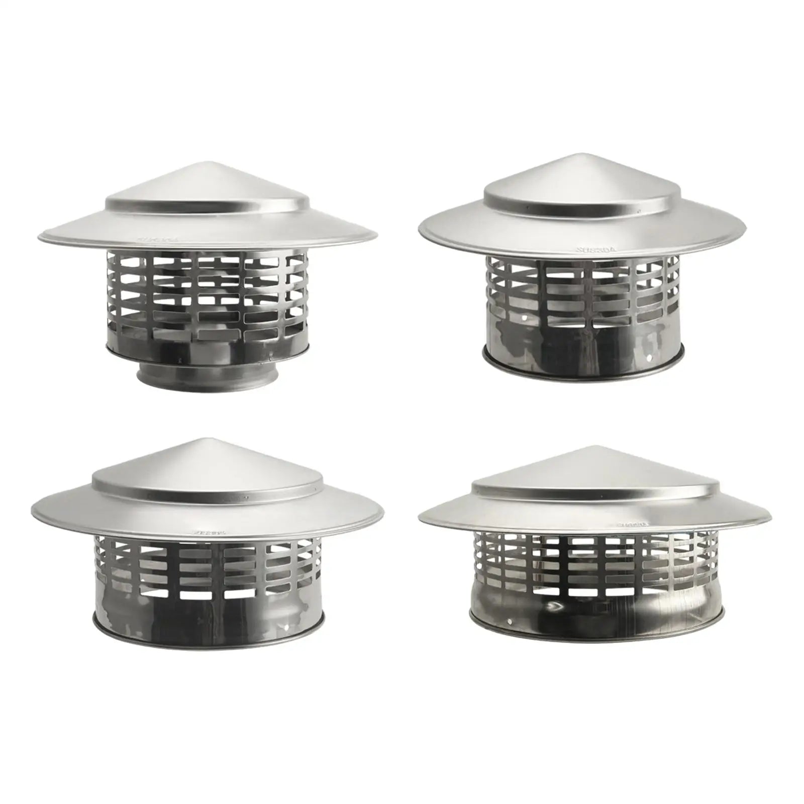 Chimney Rain Cap – Stainless Steel Rainproof Roof Vent Cover Chimney Rain Cap Zpaxo Inner Dia 200mm