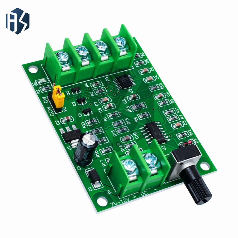 7~12V 3/4-Wire BLDC Driver Board Brushless Motor Speed Control Overcurrent Protection Zpaxo