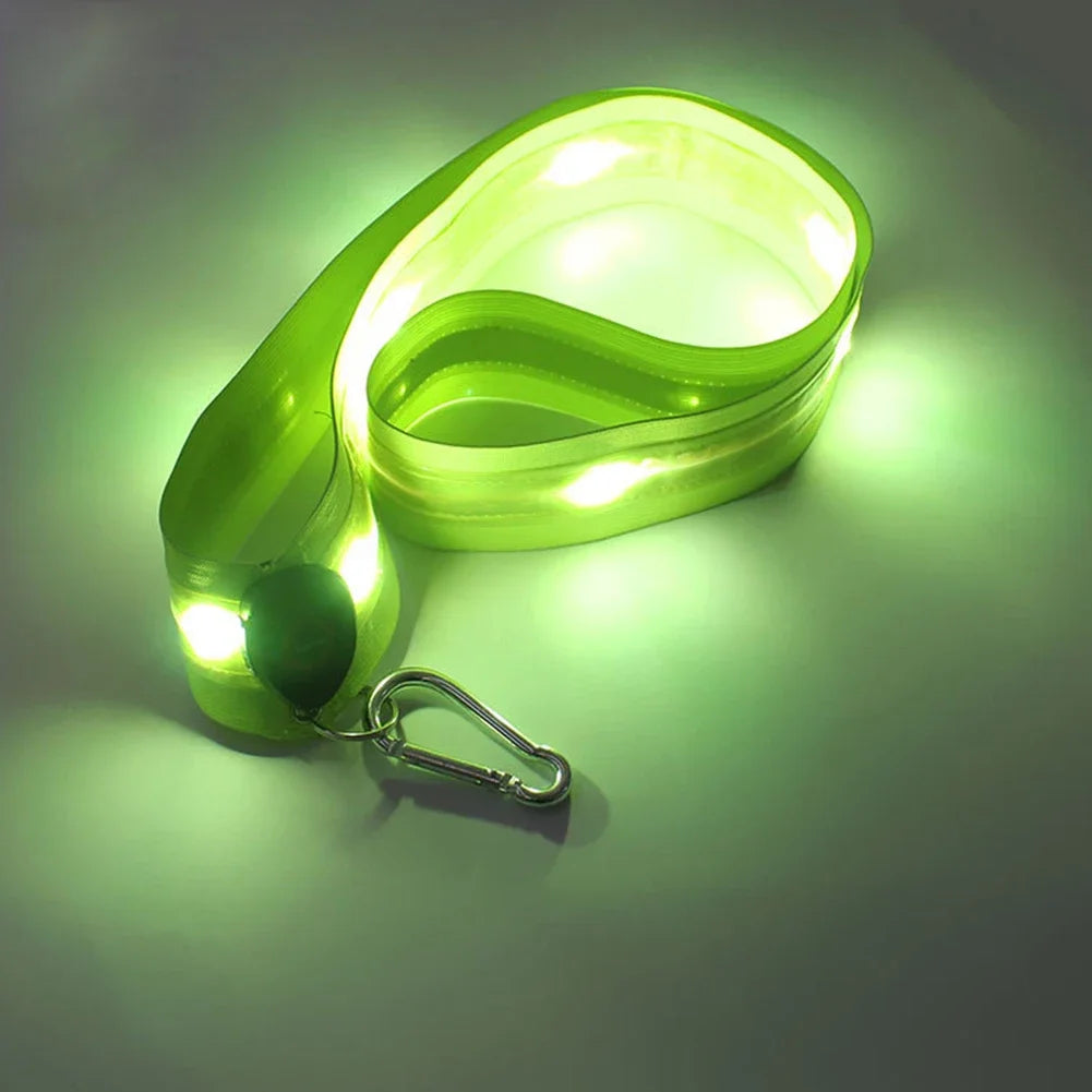 Reflective Straps Rechargeable LED Running Belt Men Women Night Zpaxo