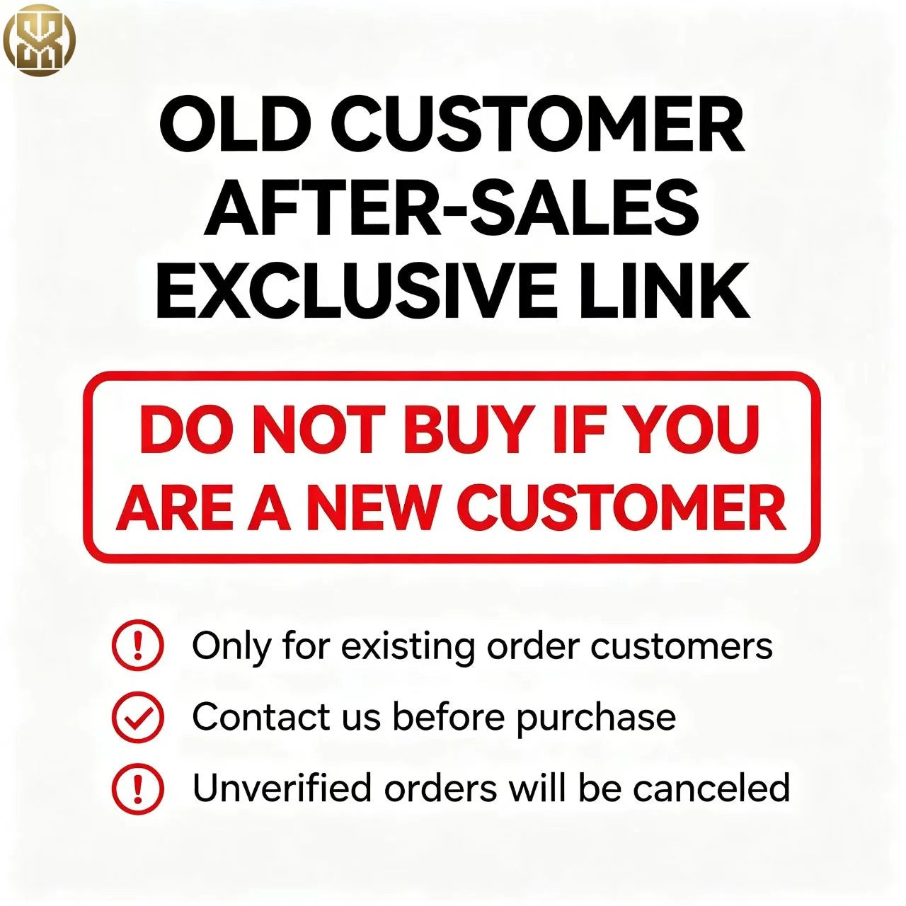 Exclusive After-sales Service Link Only Old Customers Do Not Click If