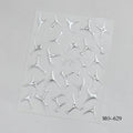 Luxury Nail Art Stickers Metallic Texture Gothic Impression Self Zpaxo Style 5