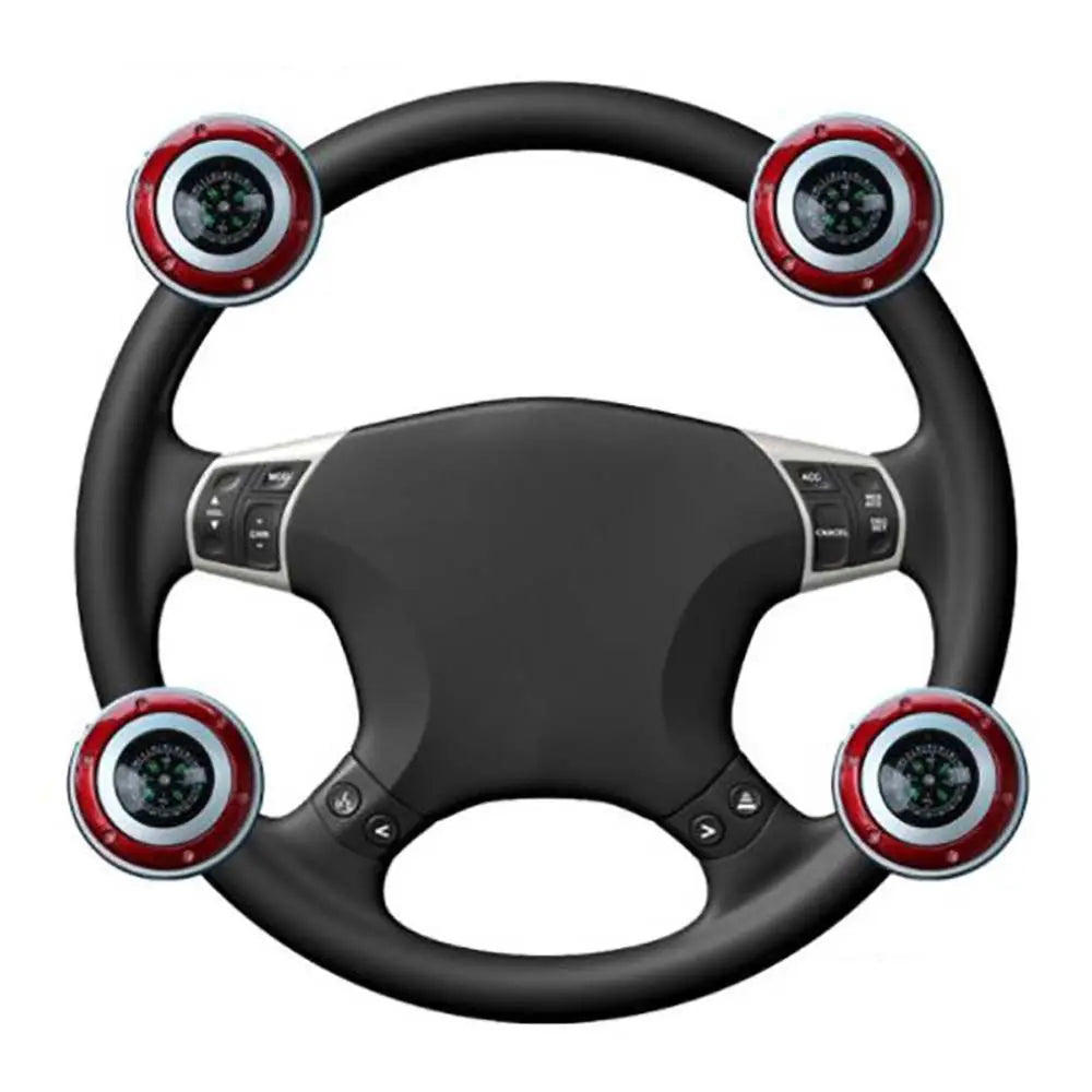 Turning Durable Car Accessories 360 Degree Rotation With Compass Steering Wheel Booster Ball Booster Power Handle Spinner Knob Zpaxo