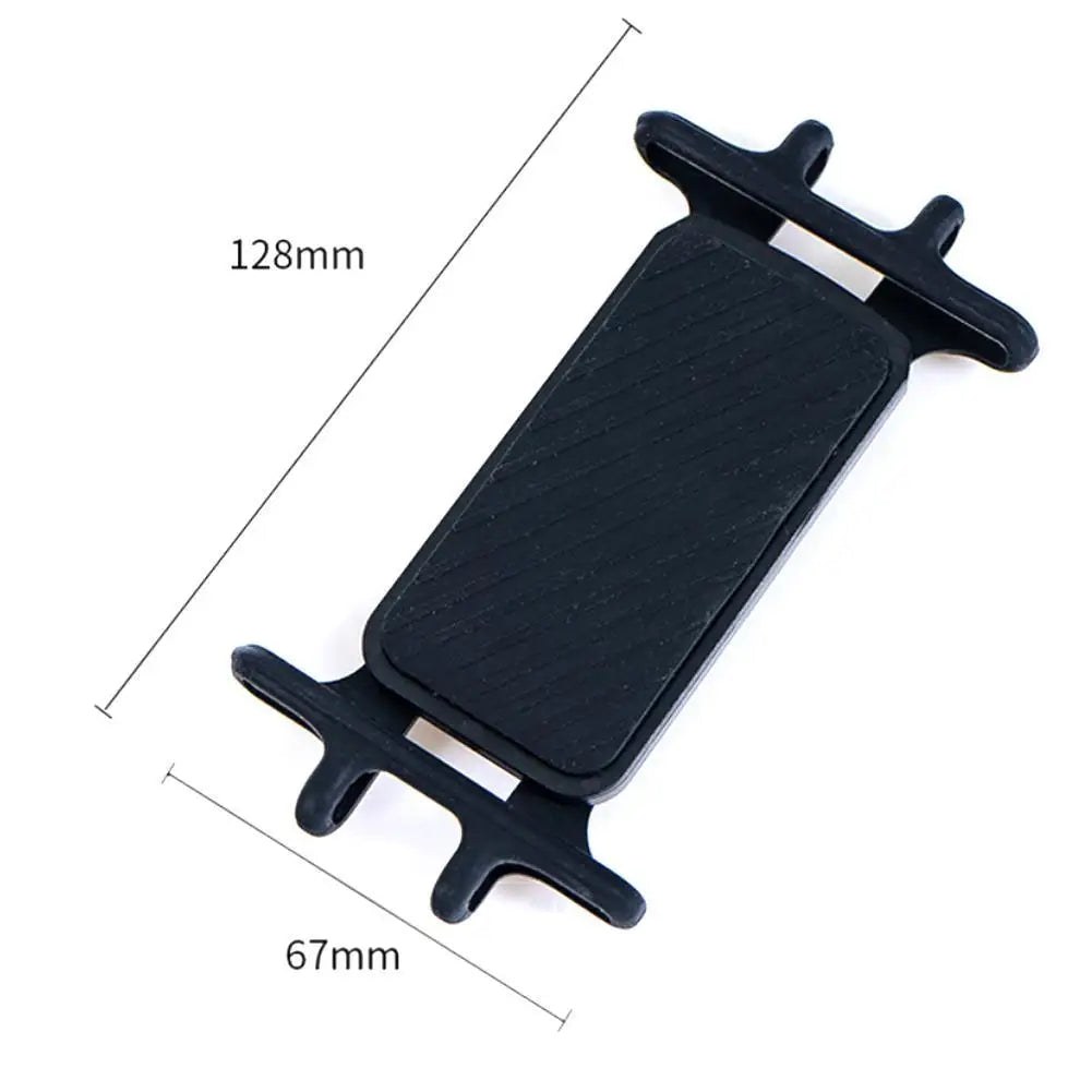 Removable Silicone Bicycle Mobile Phone Holder Universal Motorcycle Scooter Cell Phone Bracket For Sram Garmin Bike Phone Stand Zpaxo