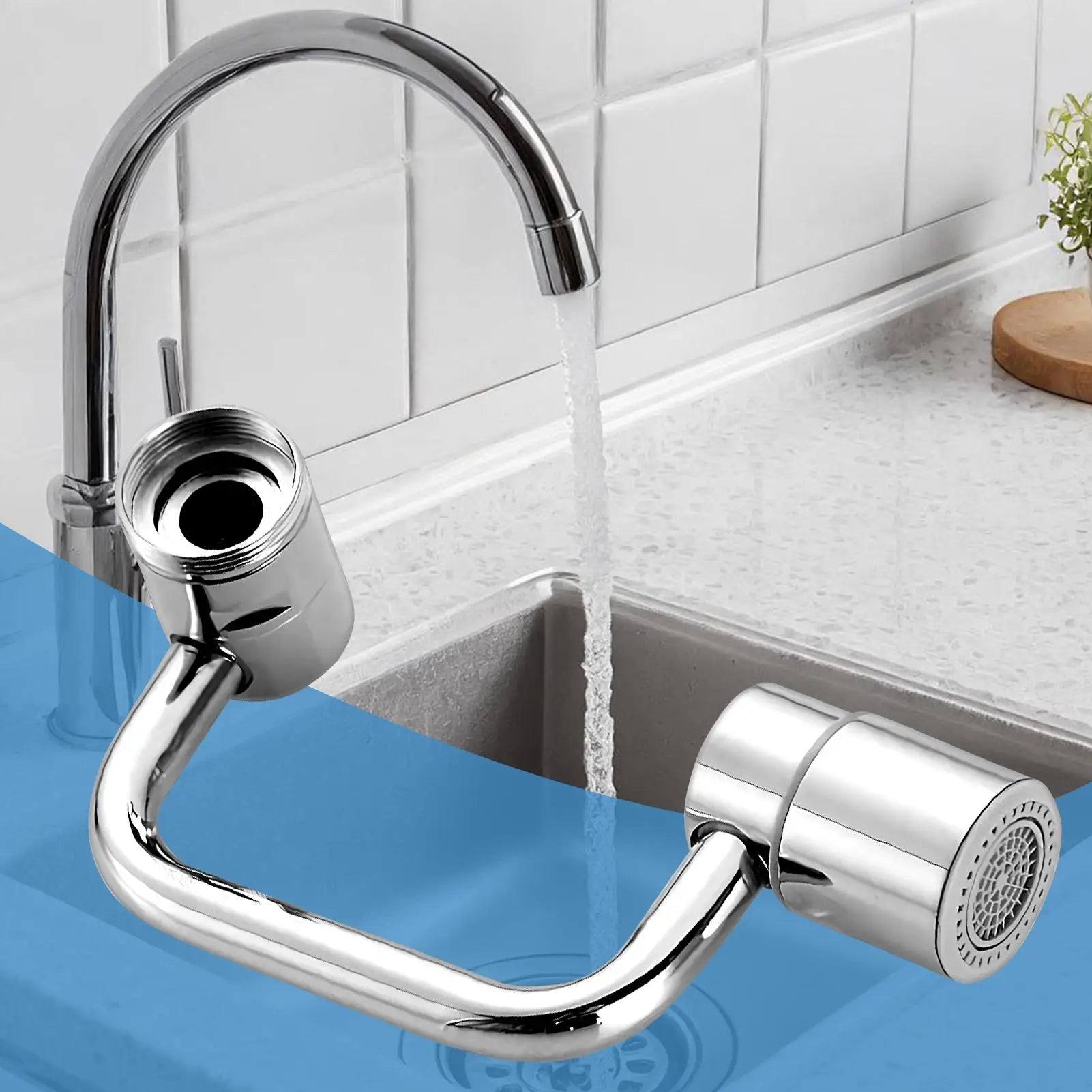 Sink Faucet Extender Multifunctional 1080 Degree Swivel Home Daily