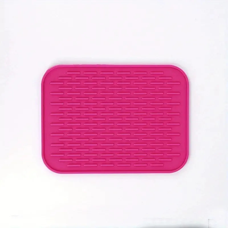 Pot Mats Silicone Placemats Coasters Creative Coffee Mats, Countertop Heat-Resistant Mats, Plate Mats, Heat-Insulating Pot Mats Zpaxo pink one size