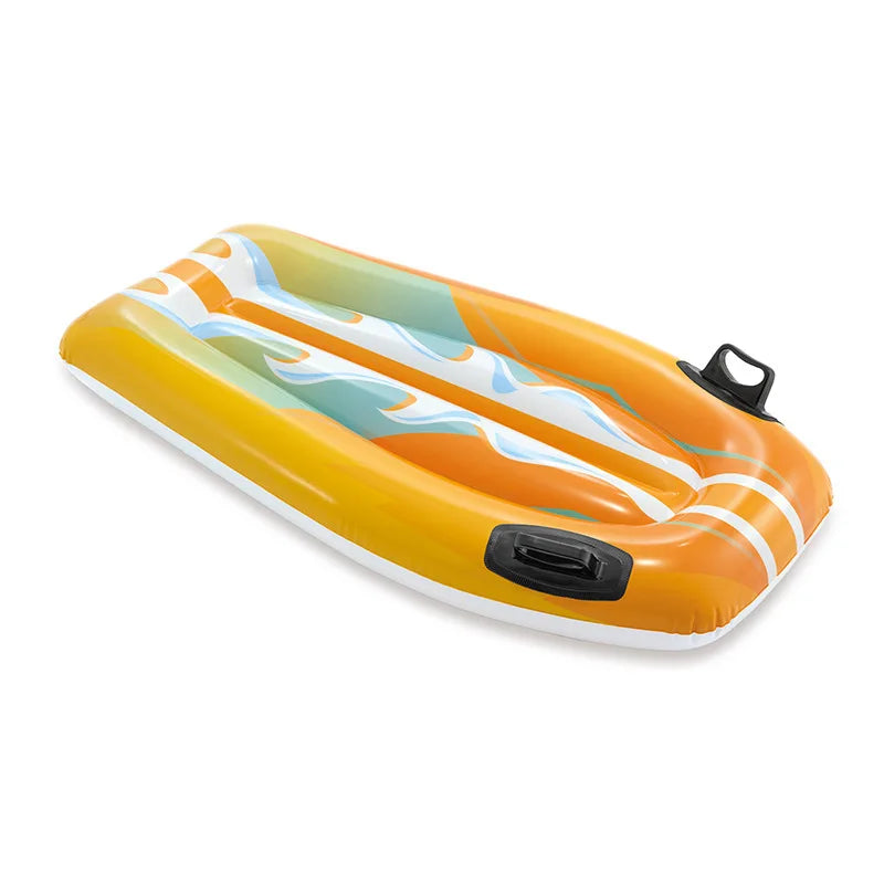 Children's Air Cushion Adult Large Male and Female Floating Row Summer Floating Board Children Swimming and Water Play Zpaxo orange