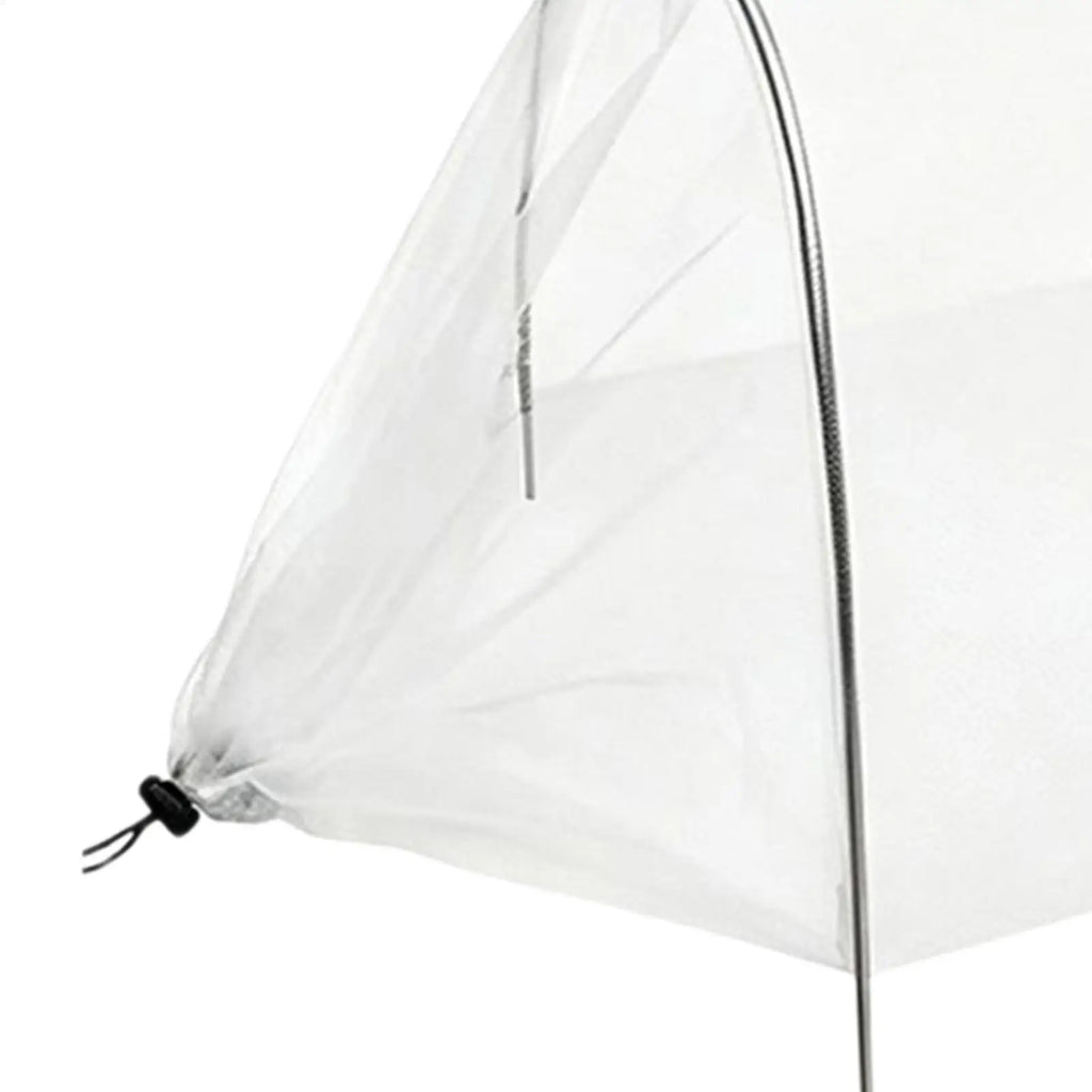 Pop-Up Garden Tunnel Net with Stakes – Plant Protection Mesh Garden Tunnel Net Zpaxo